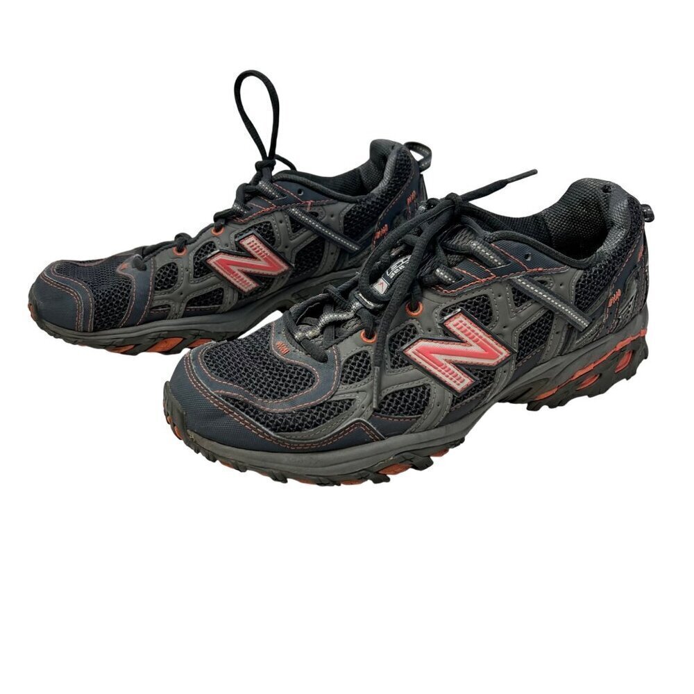 New Balance Trail Sneakers Womens Size 8.5 Gray/Coral Lace Up